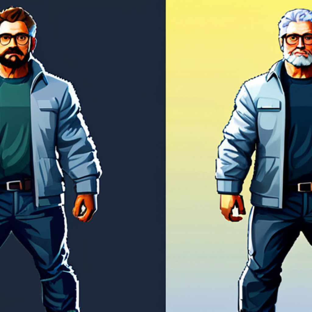 Digital Art Evolution**

"A split-screen image. On the left, a pixelated Lineage character drawn in MS Paint style, simple and charming. On the right, a highly detailed, vibrant digital painting of the same character, showcasing advanced digital painting techniques. Background: A gradient transitioning from 8-bit textures to modern digital art tools. Fully clothed characters, appropriate attire, safe for work, perfect anatomy, showcasing artistic progress."

**
