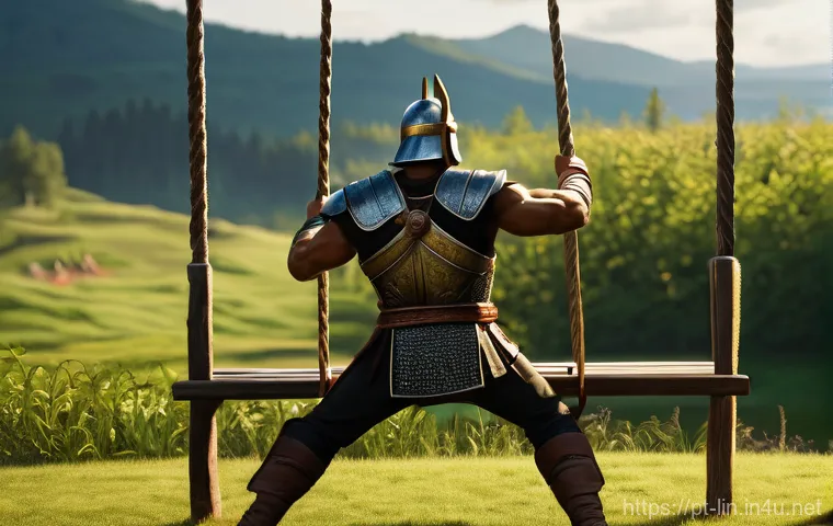 리니지 고급 무기 비교 - Here are three detailed image prompts: