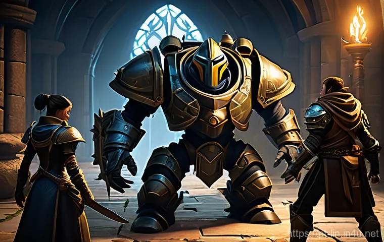 리니지 신규 클래스 소식 - A dynamic, epic full-body action shot of a powerful new class character, gender-neutral, on a fantas...