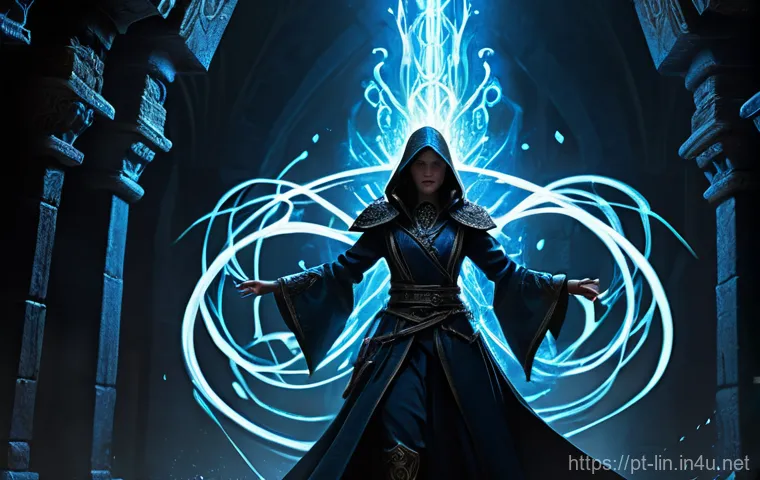 리니지 고급 기술 분석 - **Coordinated Team Synergy in an Enchanted Forest:** A vibrant, heroic scene showcasing a diverse gr...