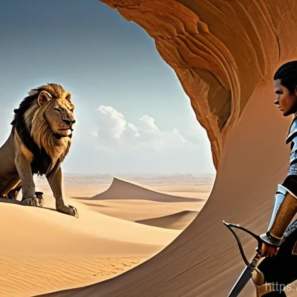 리니지 희귀템 수집법 - **Prompt for "Strategic Hunt in a Legendary Spot"**:
    A determined fantasy adventurer, either a m...