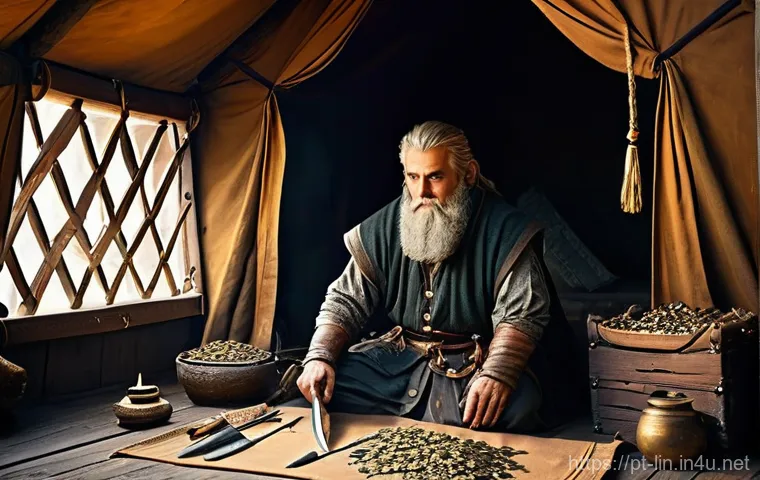 리니지 희귀템 수집법 - **Prompt for "Strategic Hunt in a Legendary Spot"**:
    A determined fantasy adventurer, either a m...