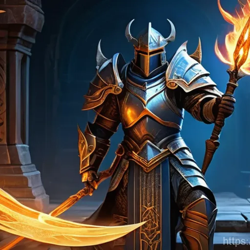 리니지 희귀 코스튬 제작법 - **The Arcane Forgemaster's Creation**
    A highly detailed digital painting capturing a powerful wa...