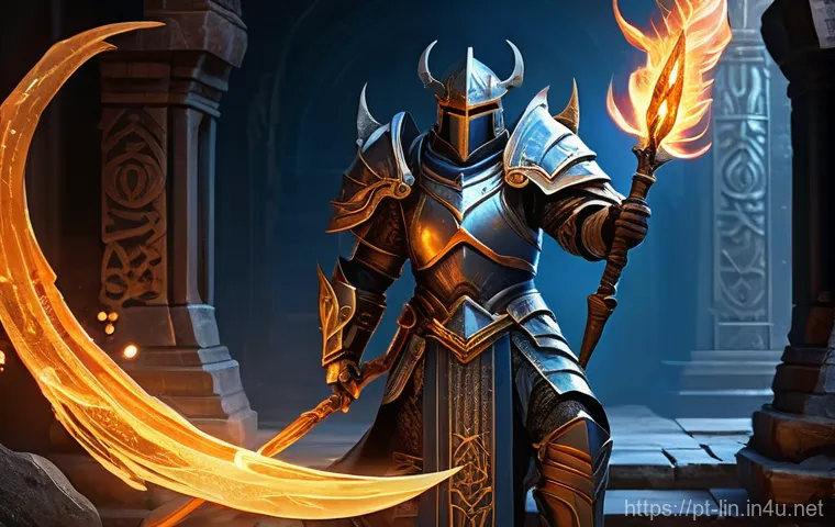 리니지 희귀 코스튬 제작법 - **The Arcane Forgemaster's Creation**
    A highly detailed digital painting capturing a powerful wa...