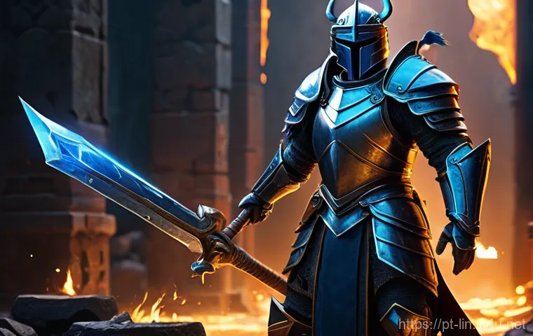 리니지 버려진 유물 활용법 - **Prompt:** "A Lineage-inspired male human scholar, wearing a sensible tunic and trousers with no re...