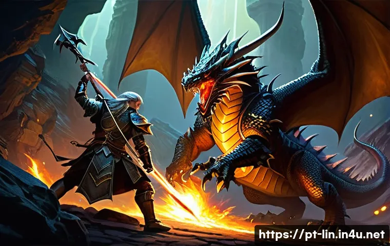 리니지 희귀 보스 공략법 - **A Climactic Confrontation: The Coordinated Assault**
    A vibrant, dynamic illustration in the st...