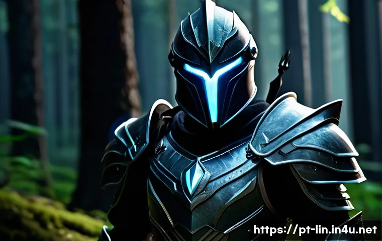 리니지 변신 장비 효과 - A dynamic fantasy warrior character wearing intricately designed transformation armor that blends sl...