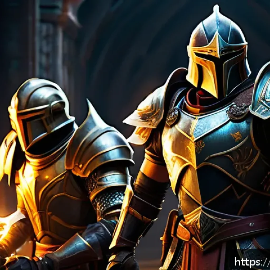 리니지 희귀 모드 사용법 - A dynamic fantasy battle scene in the Rare Mode of a MMORPG, showcasing a diverse team of adventurer...