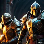 리니지 희귀 모드 사용법 - A dynamic fantasy battle scene in the Rare Mode of a MMORPG, showcasing a diverse team of adventurer...